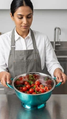 Stainless Steel Colander With Handle