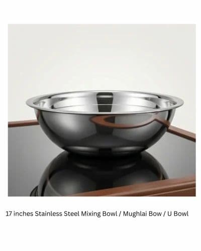 Lightweight Stainless Steel Bowl 18 inches
