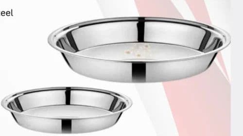 Stainless Steel Deep Parat Large