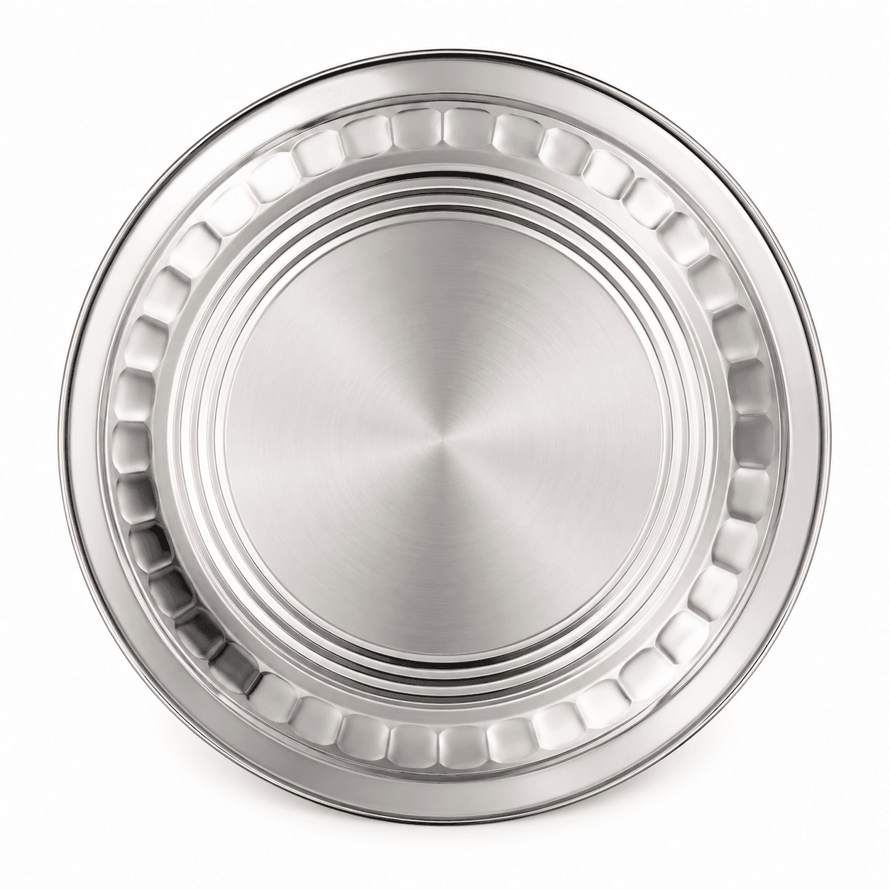 9 INCHES MEENAKSHI PLATE 22 PCS IN KG LAZER view 2