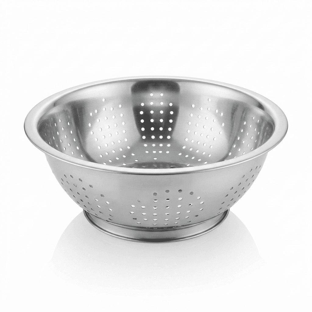 15" inches High Quality Mirror Polish Stackable Colander 320gram