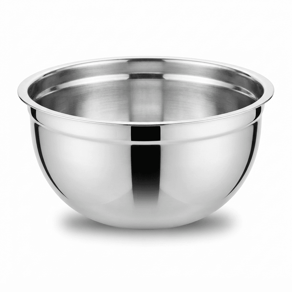 XXL German Bowl / German Mixing Bowl 24" inches 1.100gram per piece and 25" inches 1.600gram per piece Heavy Quality Extra High Quality Mirror Polish