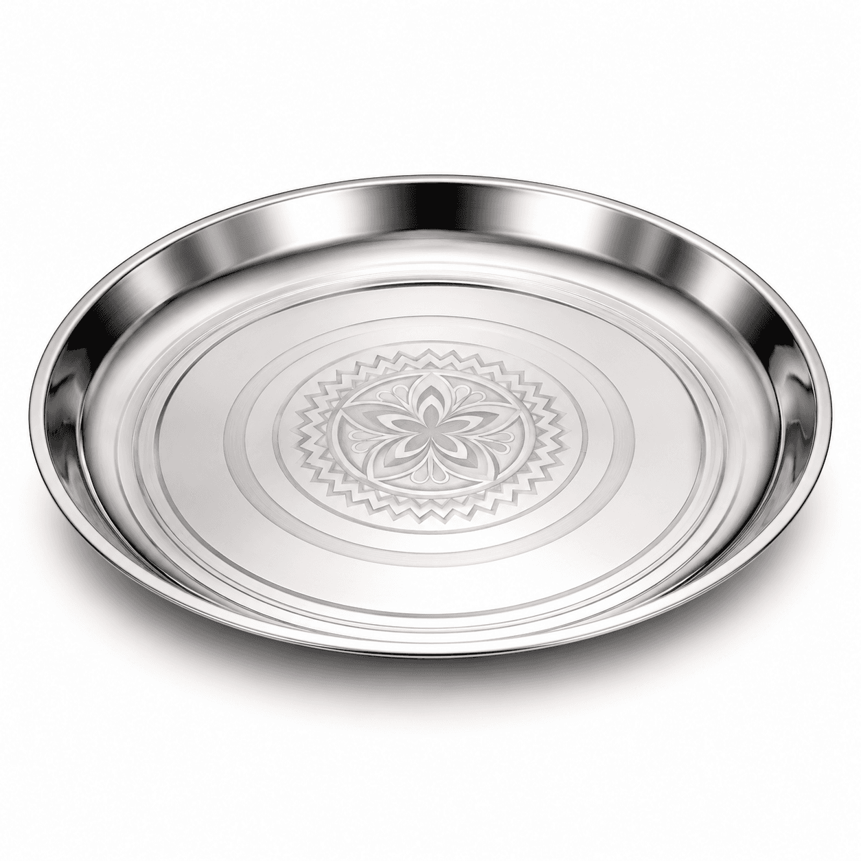 13" inches MP Khomcha High Quality Mirror Polish Silver touch & Lazer 160gram