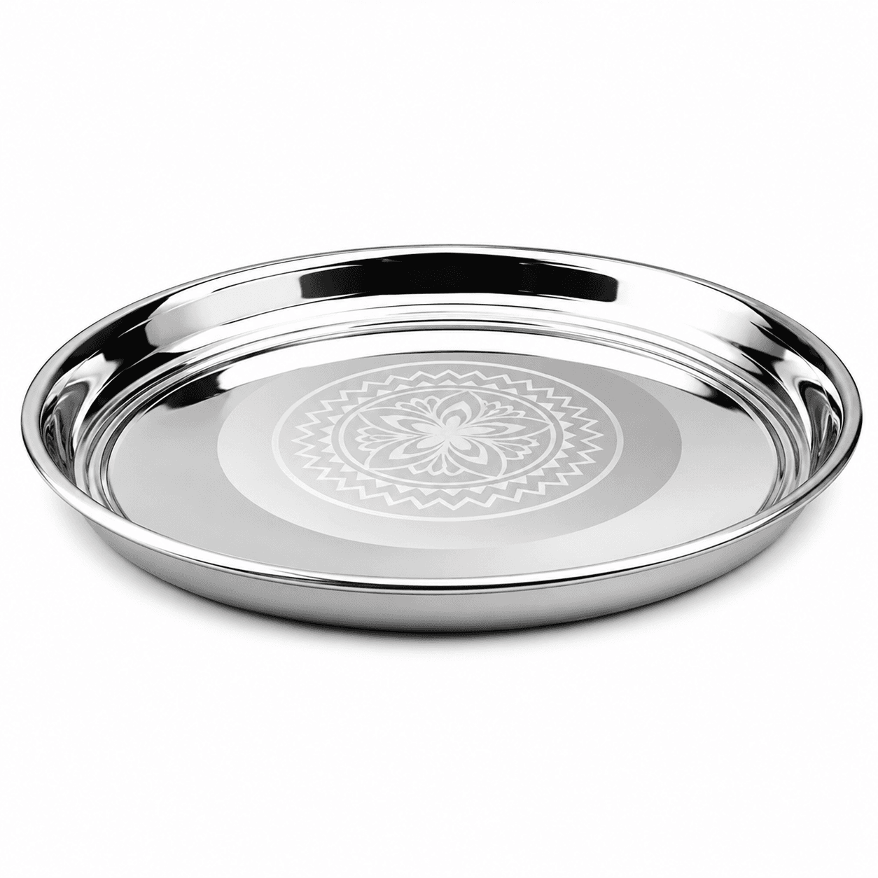 High Quality Mirror Polish Stainless Steel 11" inches 190gram MP Khomcha silver touch+ lazer view 3