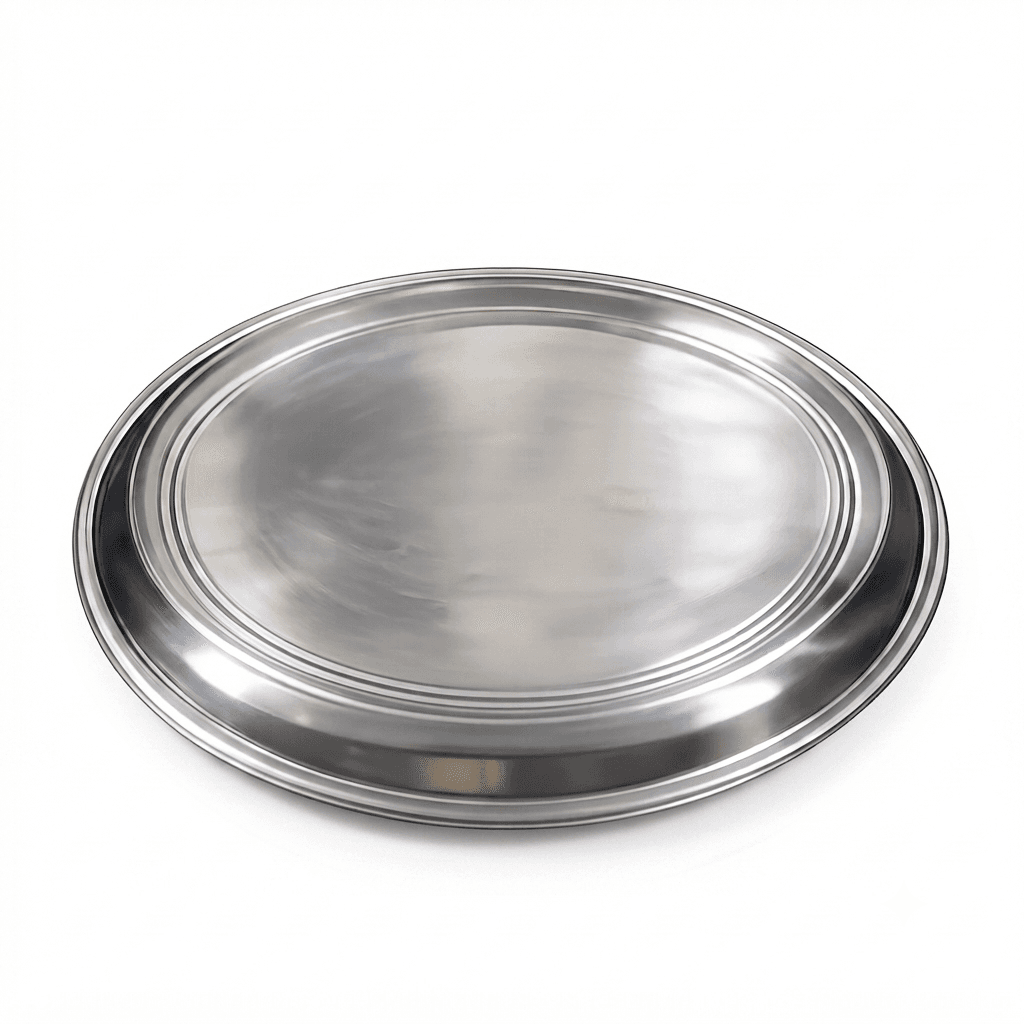 High Quality Mirror Polish Stainless Steel 11" inches 190gram MP Khomcha silver touch+ lazer view 2
