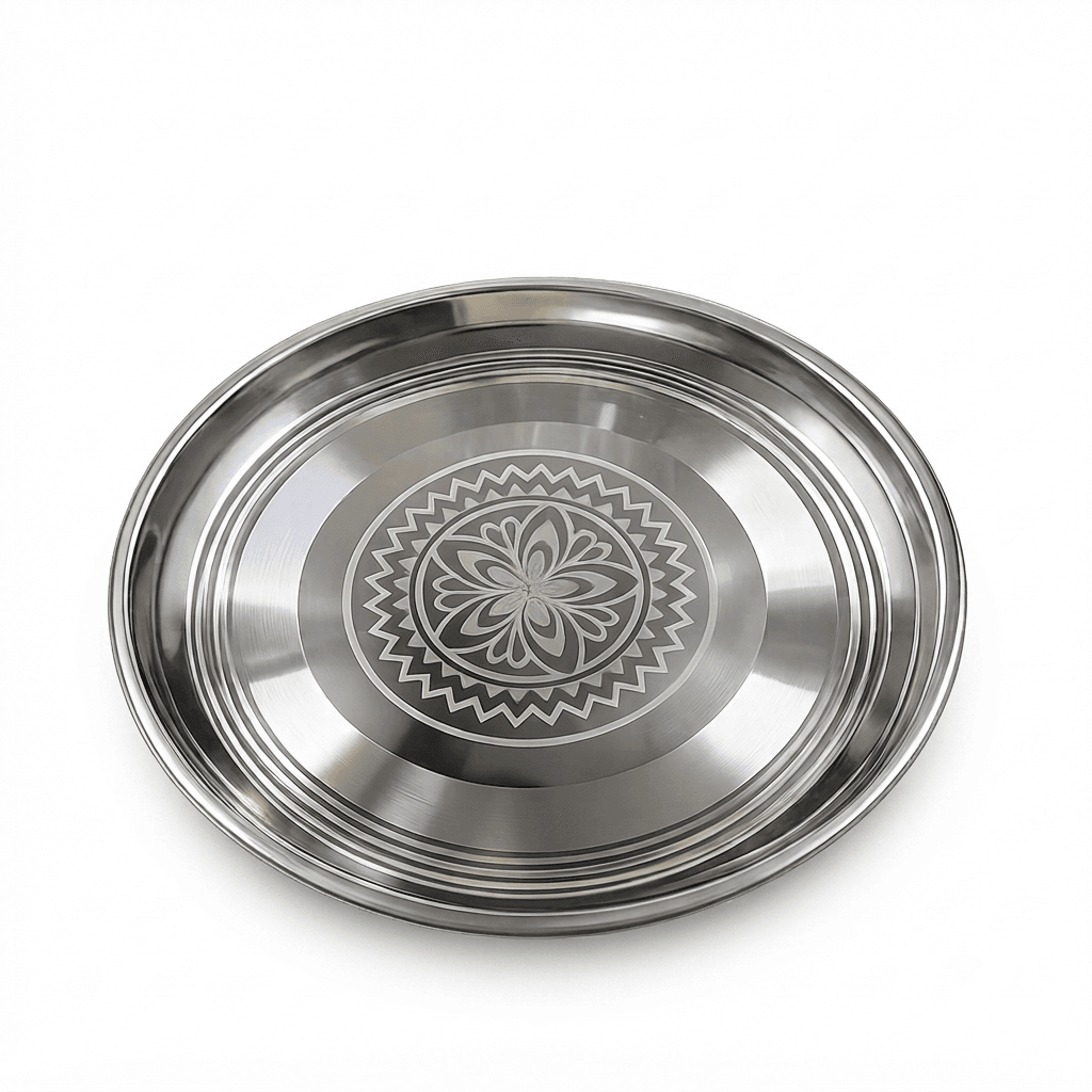 High Quality Mirror Polish Stainless Steel 11" inches 190gram MP Khomcha silver touch+ lazer