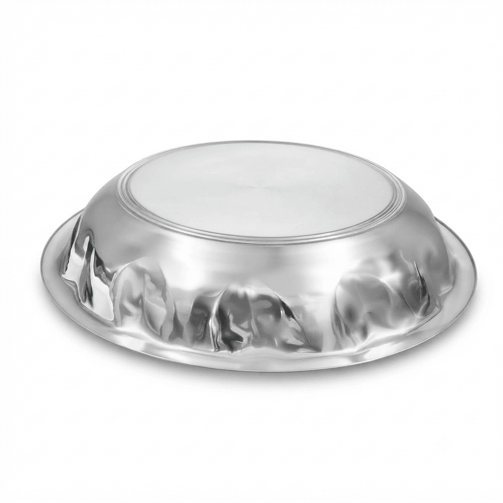 18" inches wedding Paraat / Fancy wedding Paraat 230gram Full High Quality Mirror Polish+ Silver touch+ Lazer view 3